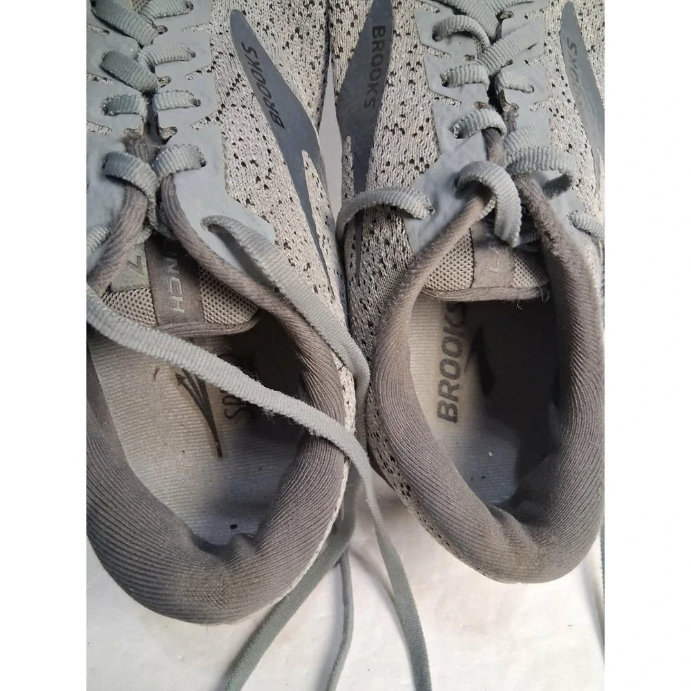 Brooks Launch 7 Men's 9 Running‎ Shoes Grey Lightweight Athletic Sneakers READ
